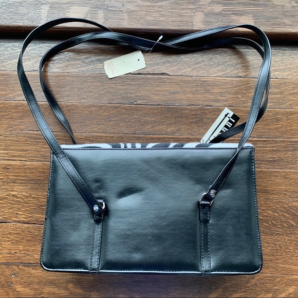SOLD NWT Vintage Tiannl Zebra Print Handbag - Picture 3 of 8